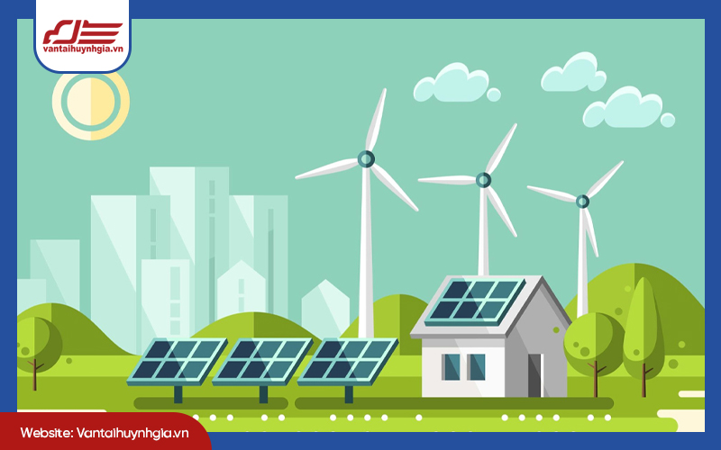 Các loại năng lượng xanh phổ biến trong vận chuyển hàng hóa