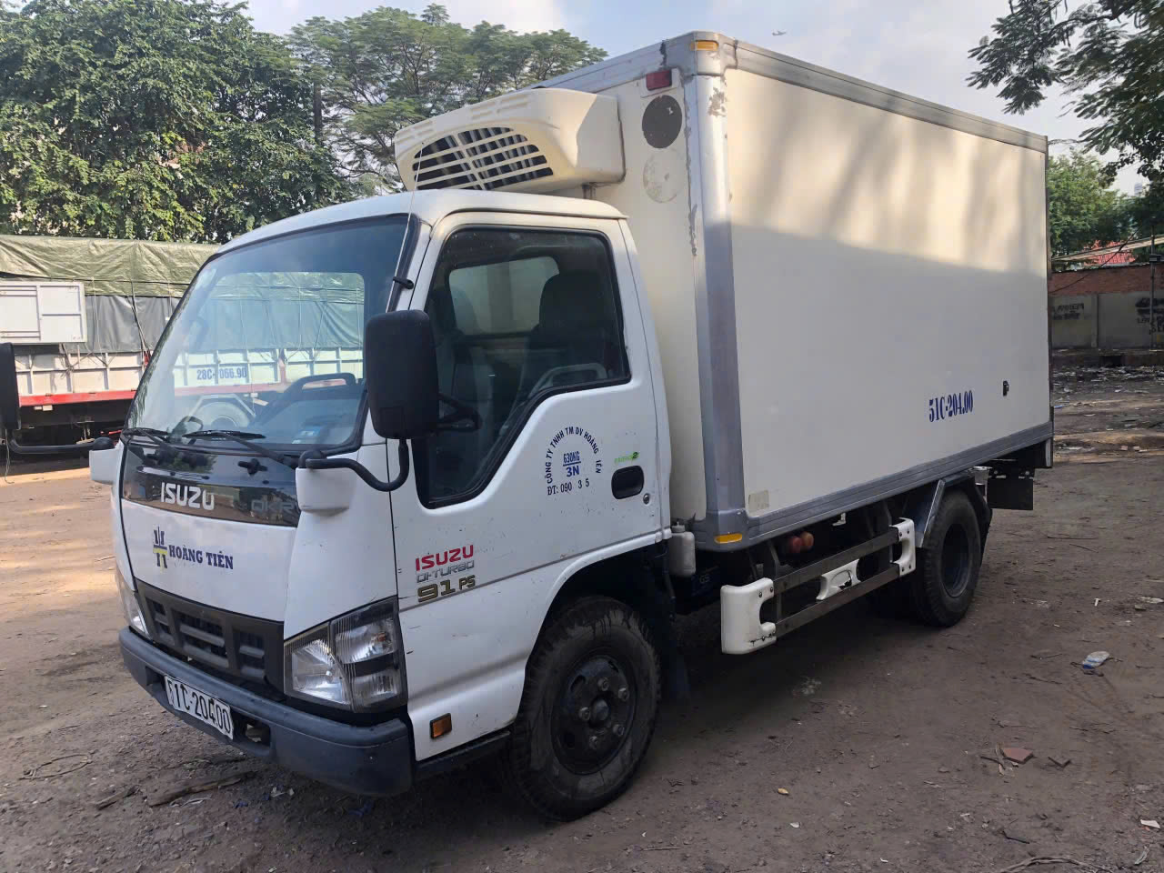 Xe đông lạnh Isuzu đời 2012 Tải 630Kg