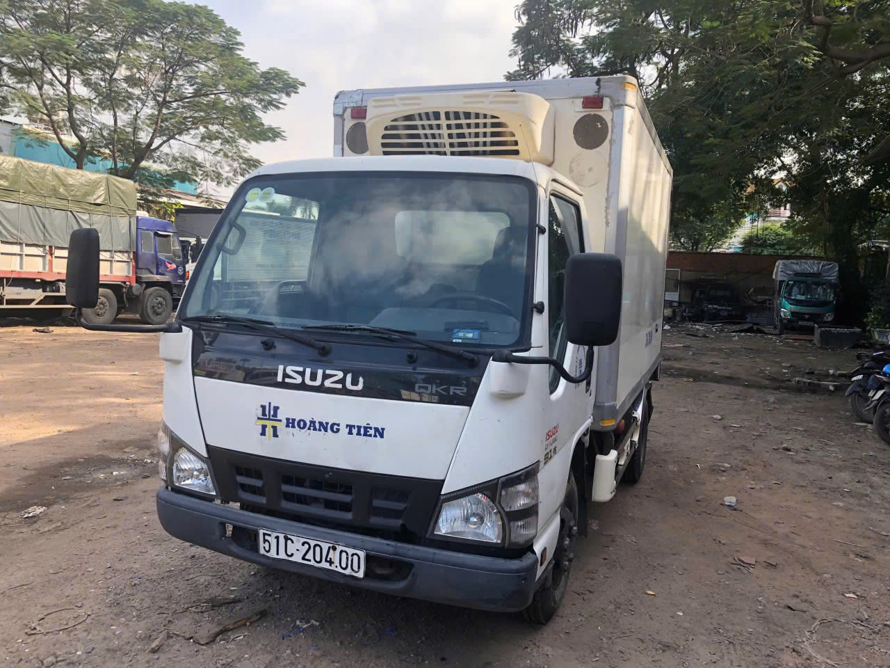 Xe đông lạnh Isuzu đời 2012 Tải 630Kg