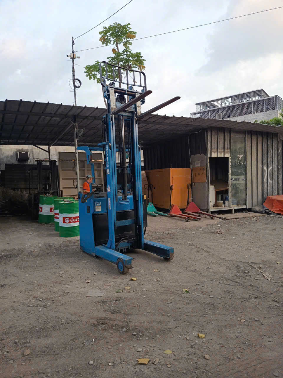 Xe nâng điện SUMITOMO 1.5Tấn Càng nâng 5m